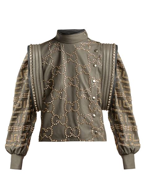 gucci chinese embellished jacket|Gucci jacket without hoodie.